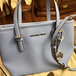 Michael Kors saffiano satchel/crossbody bag
